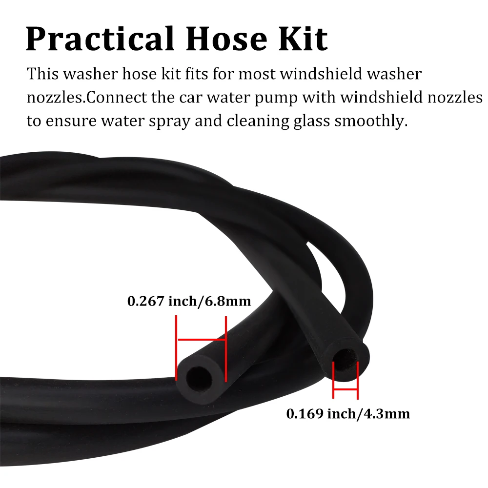 Водяной шланг омывателя Форсунка щетки стеклоочистителя для yeti volkswagen bmw e46 jeep