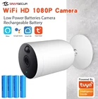 Tuya Smart life WiFi IP камера 1080P Домашняя безопасность домашняяуличная камера двухсторонняя аудио работа с батареями 10000 мАч