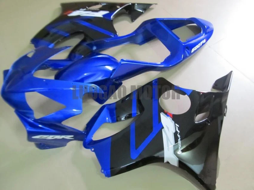 Комплект обтекателей под давлением Кузов для синего и черного HONDA CBR600F4i 01 02 03 CBR600