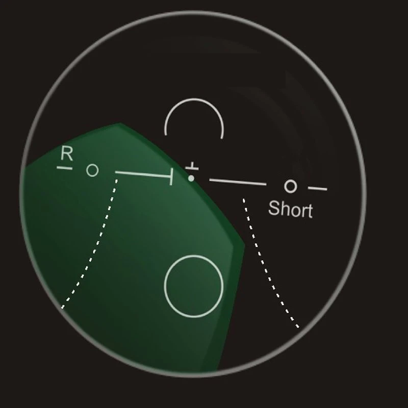 

1.56 1.61 1.67 Progressive Multifocal Lenses Spectacles Lenses Prescription Myopia Hyperopia Resistance Short Middle Far Lens