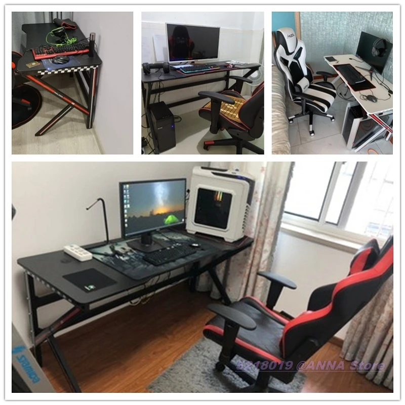 Лидер продаж 2020 игровой стол 80x60x75 см черный белый настольный компьютерный