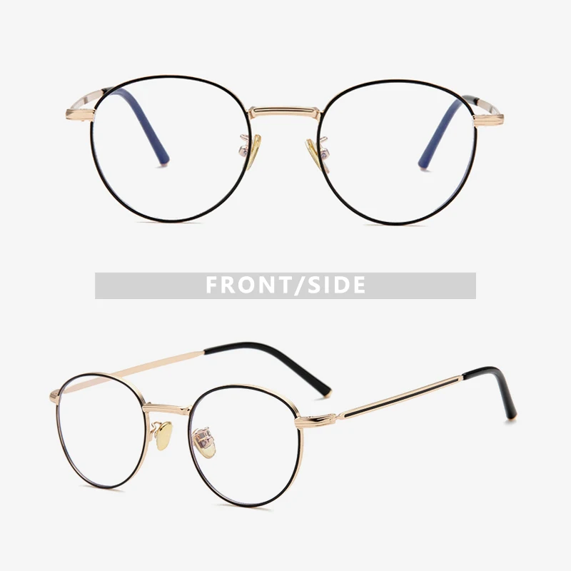 

Retro Round Glasses Frame Prescription Glasses Women Progressive Designer Prescription Glasses Computer Myopia Custom