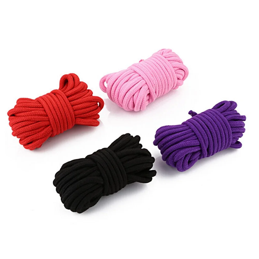 5/10M хлопок секс бондаж веревки для заигрывания с веревкой SM фиксированный корпус