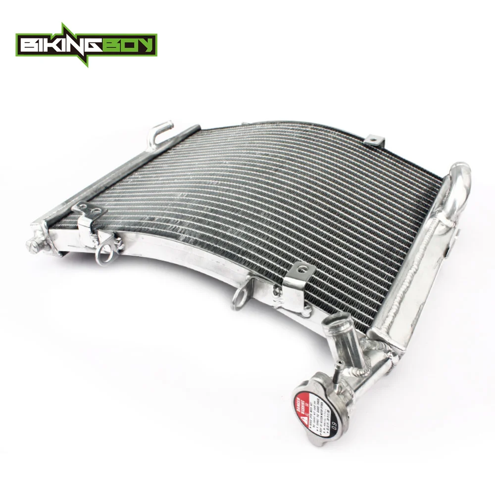 

BIKINGBOY для Triumph Daytona 675 06 07 08 09 10 11 12 13 14 15 16 17 18 19 20 радиатор охлаждения двигателя, кулер для воды, алюминий