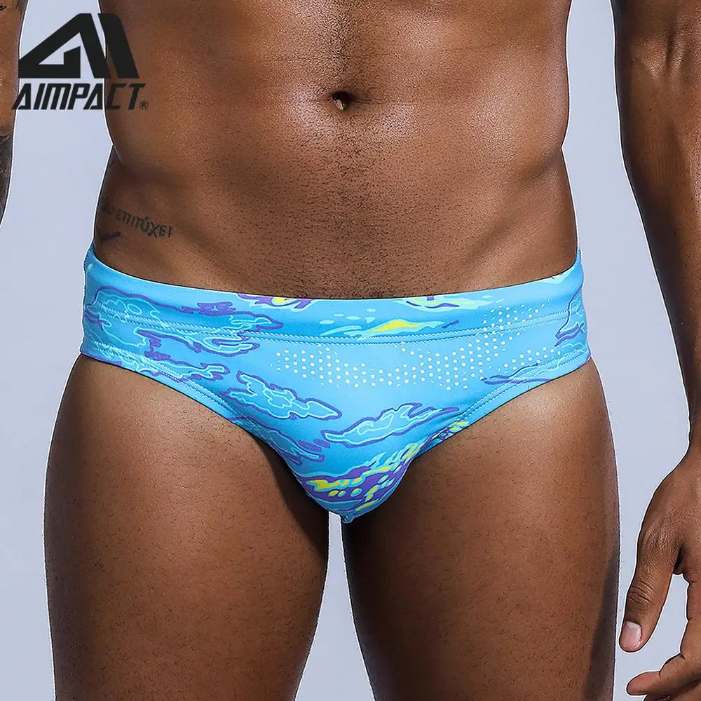 

Men's Swim Briefs New Quick Dry Drawstring Sexy Low Waist Briefs Men Bikini Swimming Surf Swimwear Briefs for Man By AIMPACT