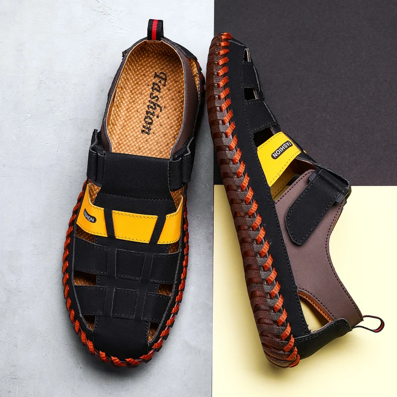 

Big Size 38-48 Fashion Men Sandals Summer Comfortable Beach Sandals Men Outdoor Casual High Quality Shoes male zapatos de hombre