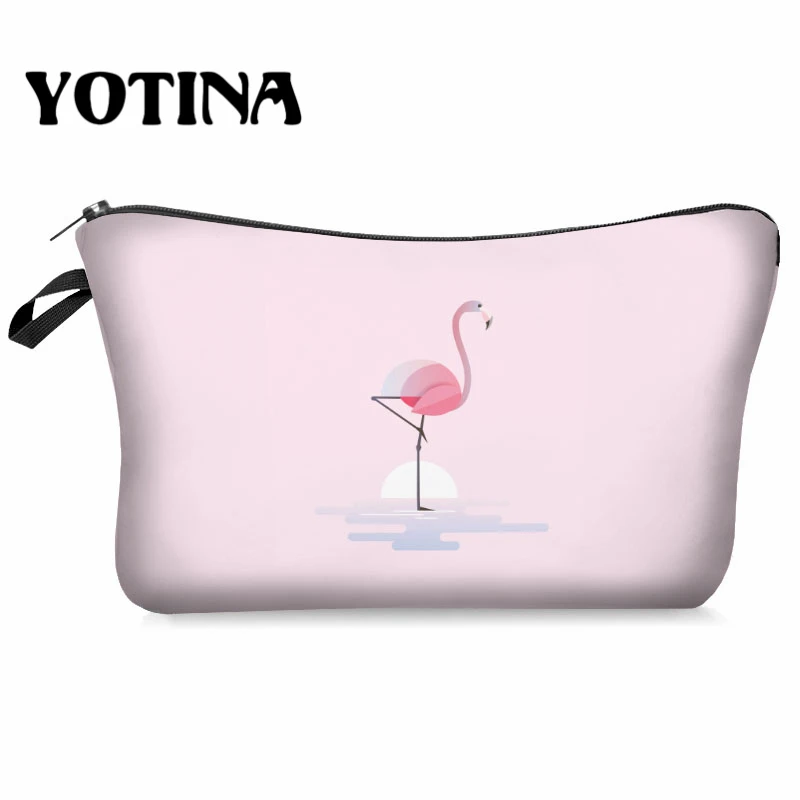 Yotina органайзер для макияжа женская косметичка с разноцветным рисунком 3D печать
