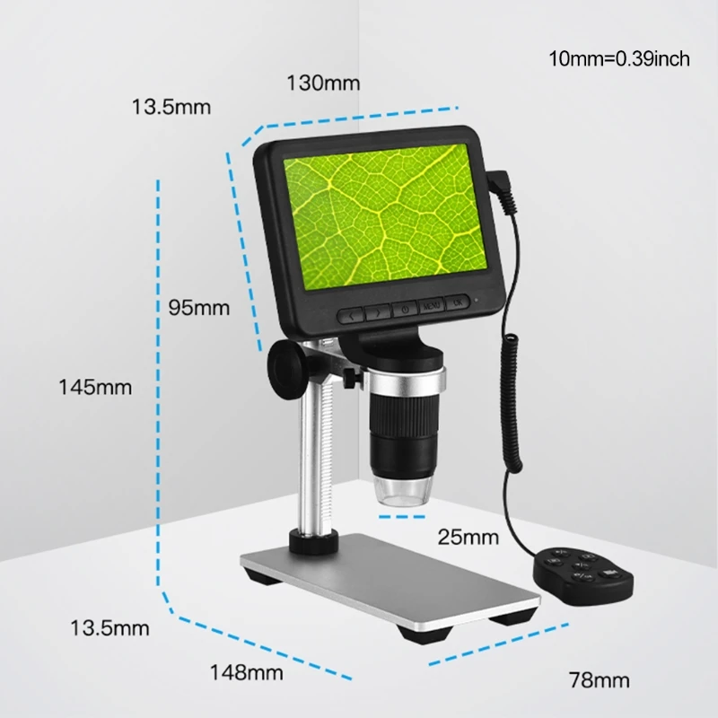 

5In 2MP Wifi Microscope Pocket Handheld Magnification Camera