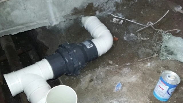 Профиль упвх для невозвратный клапан с односторонним клапаном Пластик клапан обратный клапан 50 мм внутренний диаметр вертикальной лжи общего