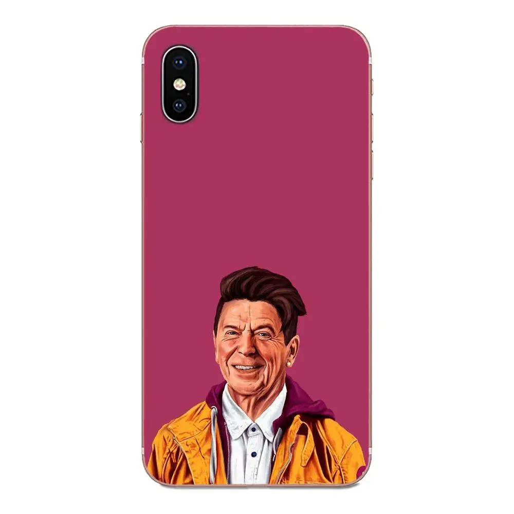 Мягкий чехол из ТПУ с изображением Дональда Трампа для Samsung Galaxy S9 S10 S20 Plus Ultra S6 S7 S8