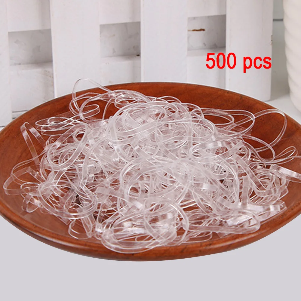 Прозрачный держатель для конского хвоста эластичная резинка волос веревки