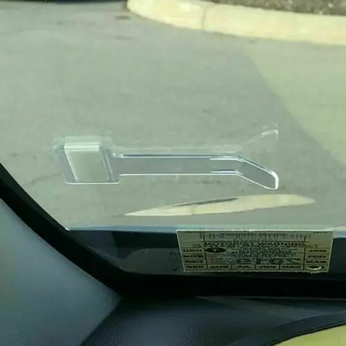 Универсальная папка автомобиля билета Авто держатель прозрачный зажим стикер