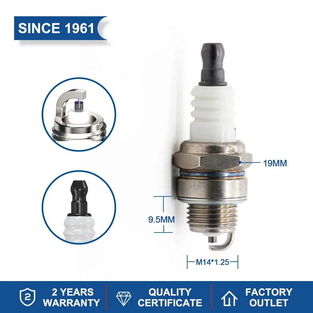 Свеча зажигания BPM6A Замена для фонарь L6TC 7021 Mesin Rumput PLUG газонокосилки - купить по