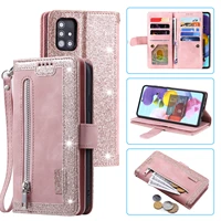 multi function card slot phone case for samsung galaxy s22 ultra s20 fe s21 plus s10 s9 a53 a33 a22 a72 a52 a12 a32 5g cover