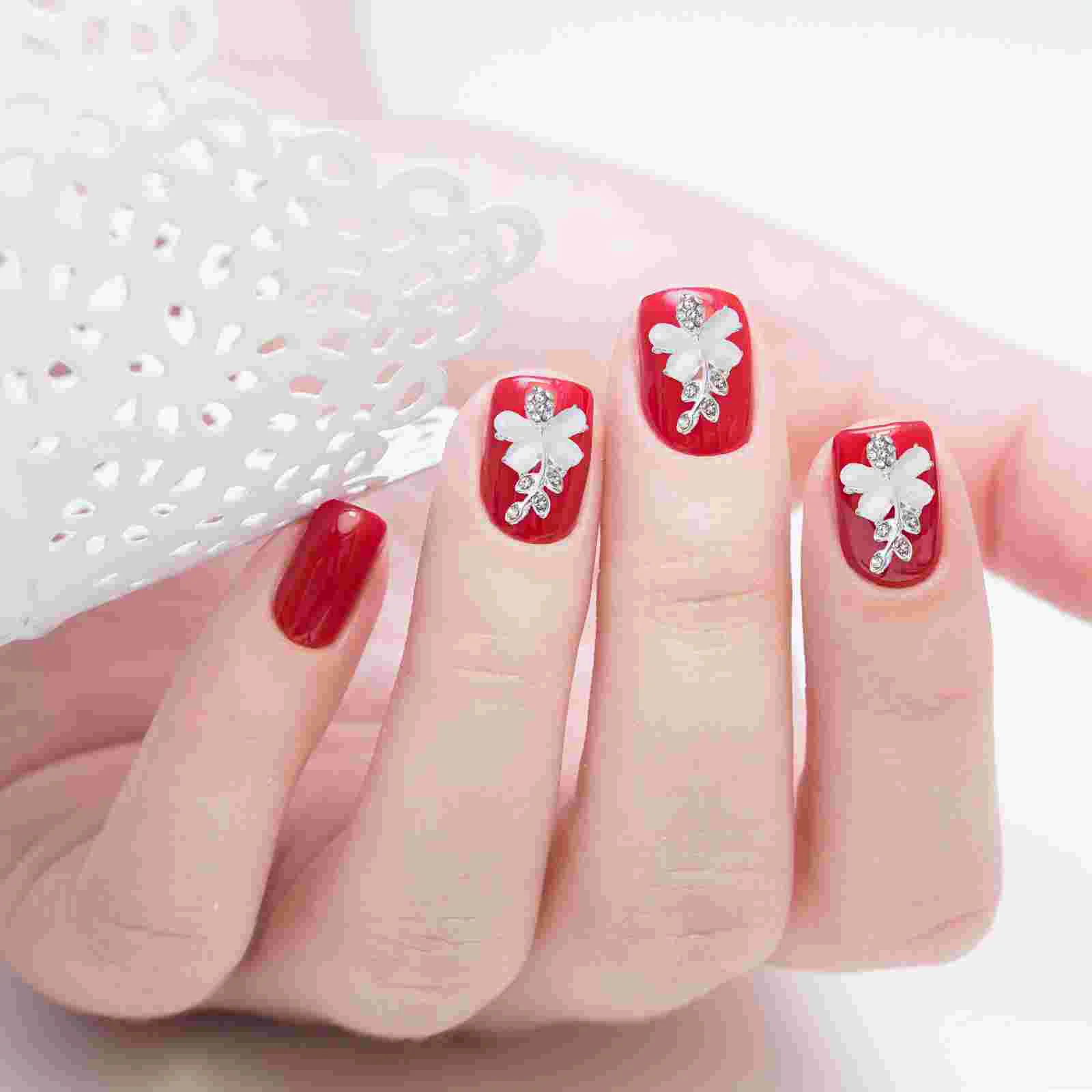 

10pcs Nail Rhinestones Shape Nail Decals Nail Art Charms DIY Nails Kit
