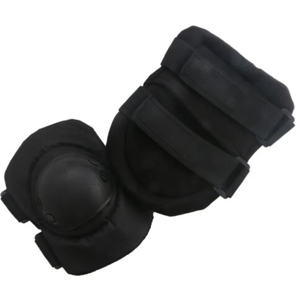 

Four Sets Of Knee Pads And Elbow Pads Adult Outdoor Sports Elbow Knee Pad Protective Guard Military Protector Gear Set