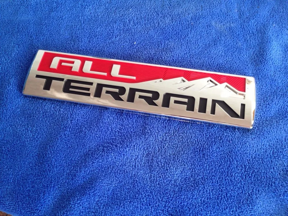 3 шт вездеход эмблема 3D знак двери багажника для 2014 2017 GMC Sierra хром|emblem|emblem m |