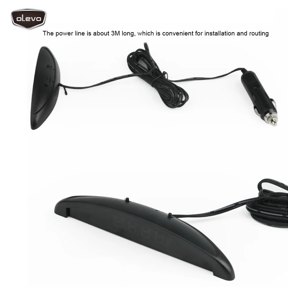 Автомобильные цифровые часы 3 в 1 автомобильные для приборной панели цифровой