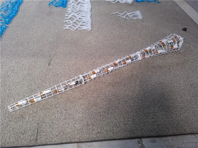 Люстра из выдувного стекла 100% синего цвета по индивидуальному заказу