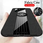 Тканевый чехол для телефона huawei p30 pro p20 lite p 20 30 light havwei p smart 2019 psmart Z, Магнитный чехол с подставкой и кольцом