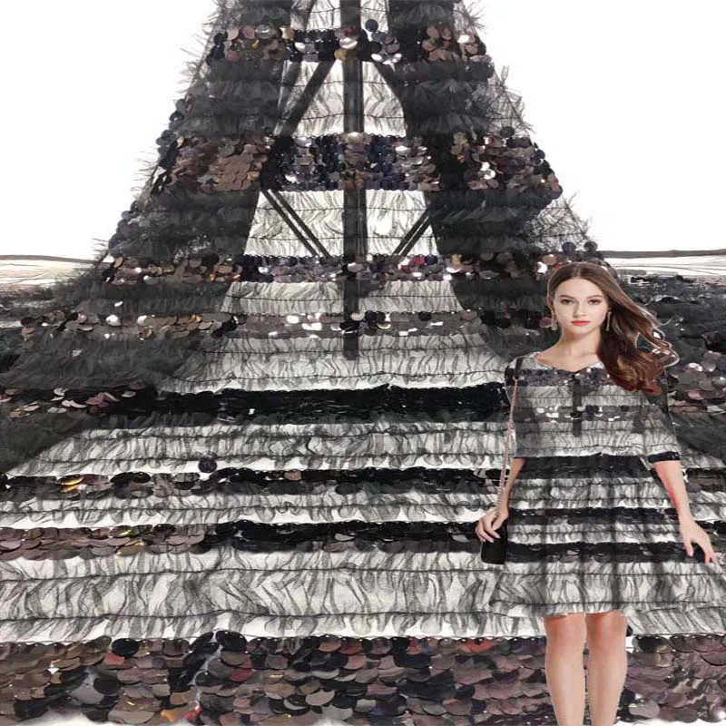 Африканская кружевная ткань новинка 3D Цветочная французская сетчатая 5