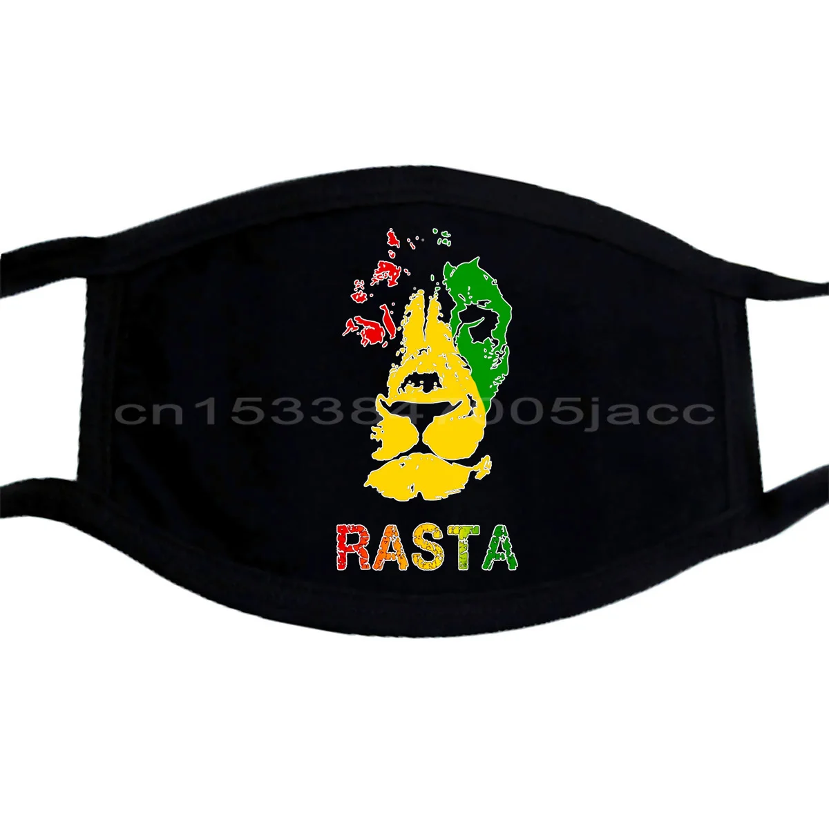 Одежда для регги мужчин и женщин черная японская маска раста мультяшная унисекс