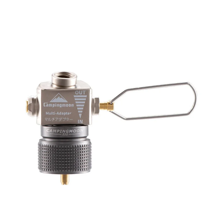 Outdoor Gas Stove Adapter Aluminum Alloy Propane Refill Burner Filling Butane Converter For Camping Hiking BBQ Picnic | Спорт и