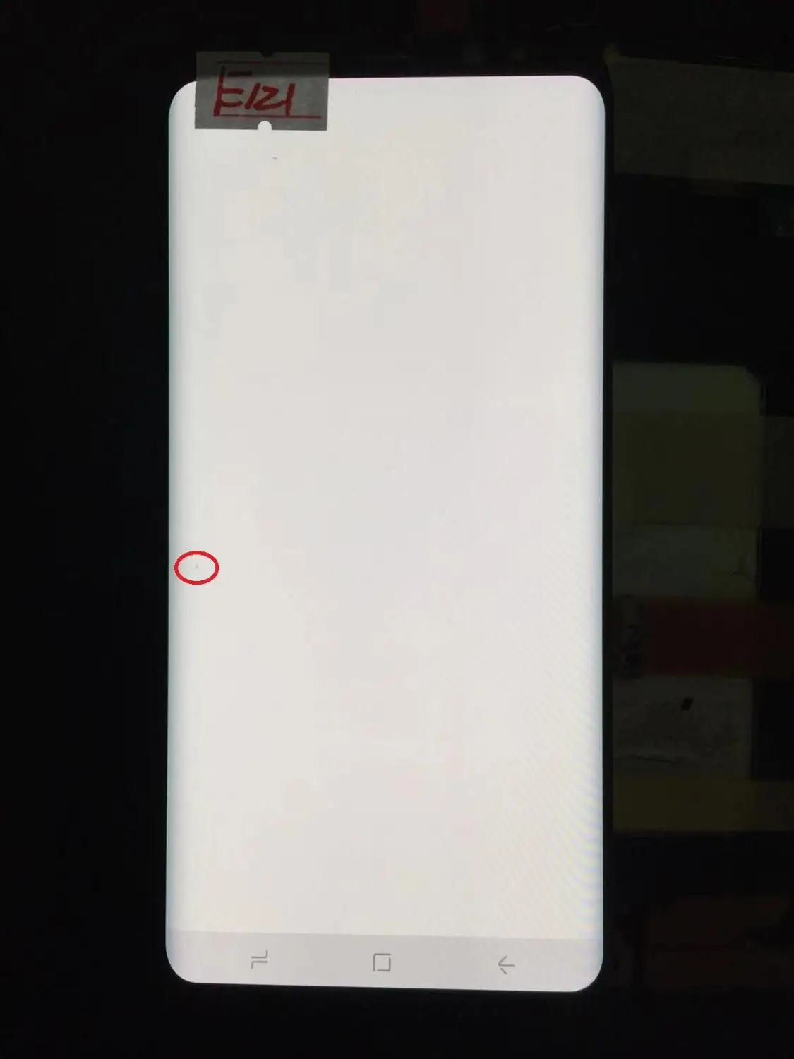 NO.E121 ORIGINAL AMOLED LCD for SAMSUNG Galaxy Display S8+ Plus G955U G955F Touch Screen Digitizer With Black Dot - Цвет: NO.E121