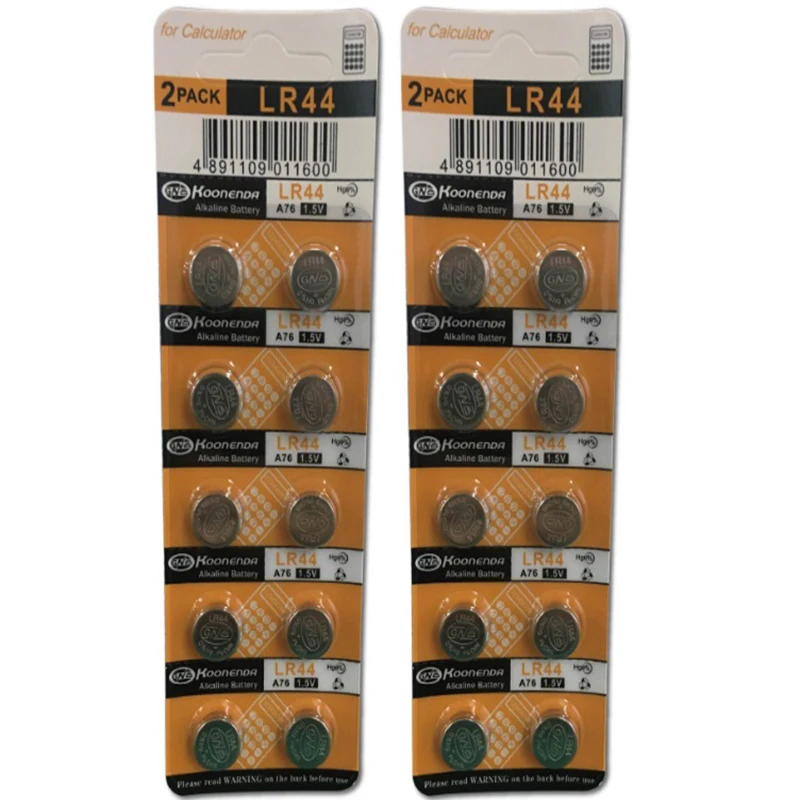 AG13 10pcs Alkaline Button Batteries LR44  357A A76 L1154 Coin Cell Battery 1.5V AG 13 For Watch Remote Wholesale