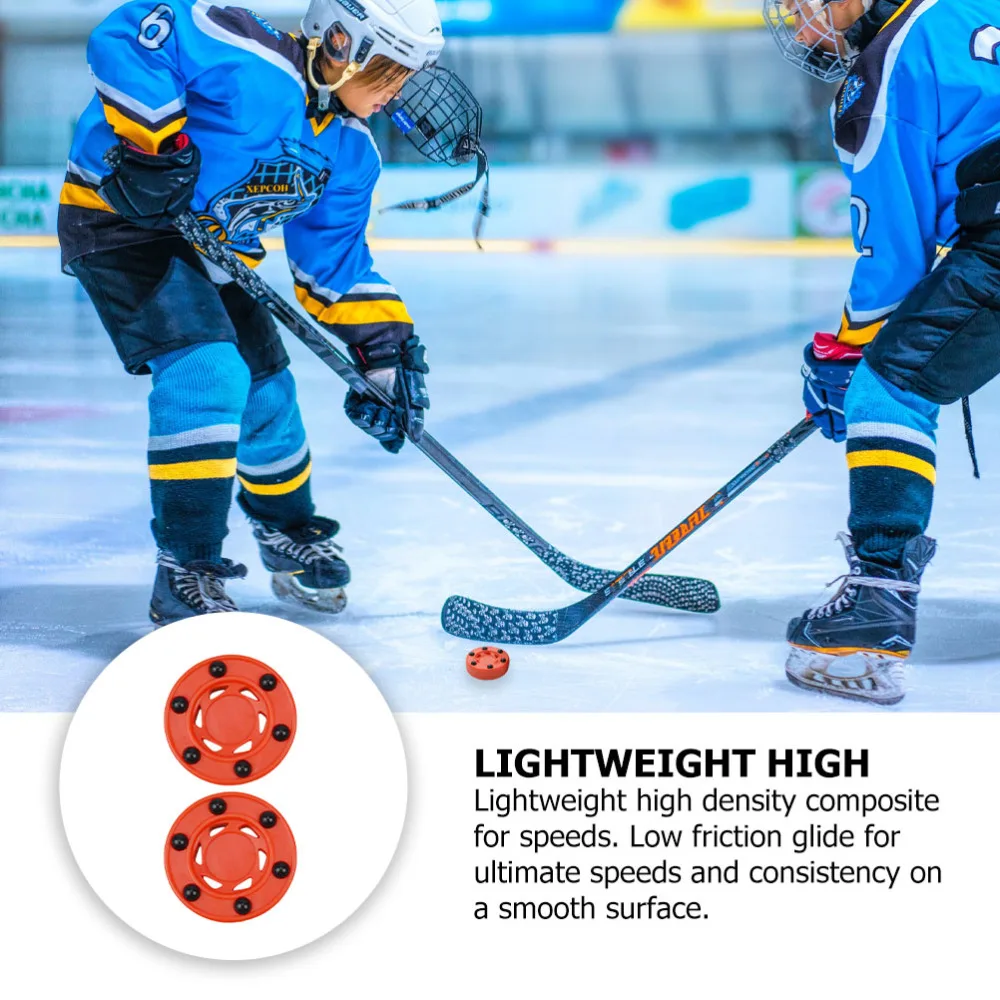 

2pcs Roller Hockey Game Puck Inline Hockey Puck Street Hockey Puck Balls
