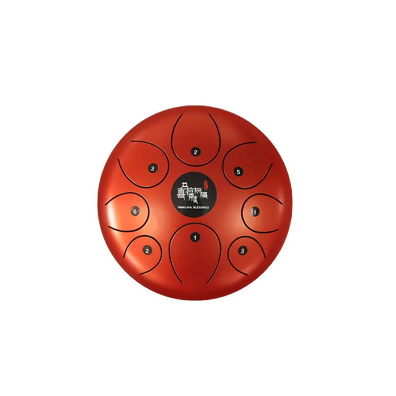 Стальной языковой барабан в " handpan с 8 шт пентатонической музыкальной нотой D E F# A B D E F# и любого цвета