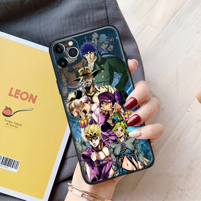 JoJo no Kimyou na Bouken аниме невероятные для iPhone se 6 6s 7 8 plus x xr xs 11 pro max Мягкий силиконовый