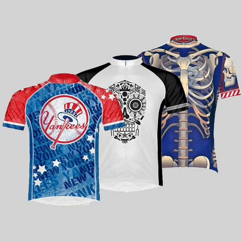 

Футболка мужская, с коротким рукавом, дышащая, для велоспорта