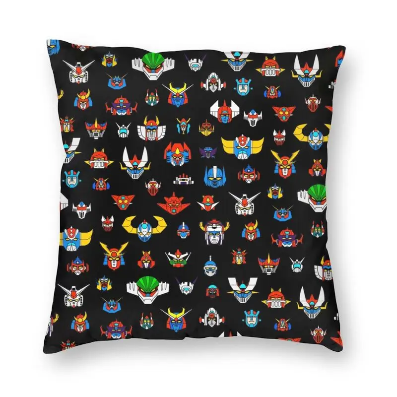 

Ufo Robot Logo Cushion Cover 40x40cm Decoration 3D Print Goldorak Grendizer Mazinger Z Throw Pillow for Sofa Double Side