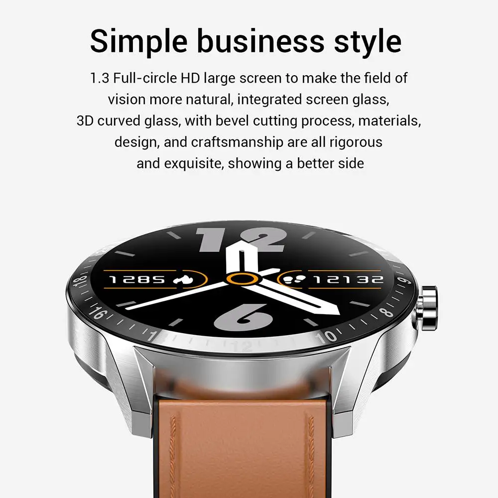 G20 Full Touch Smart Watch Men Business Style Support Bluetooth Call Heart Rate Monitor Smartwatch For Android IOS Phone | Электроника