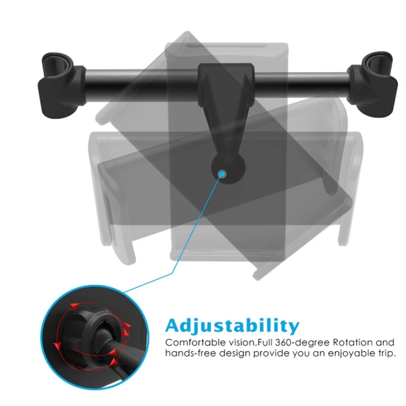 Автомобильный держатель для подголовника планшета: Подставка колыбель