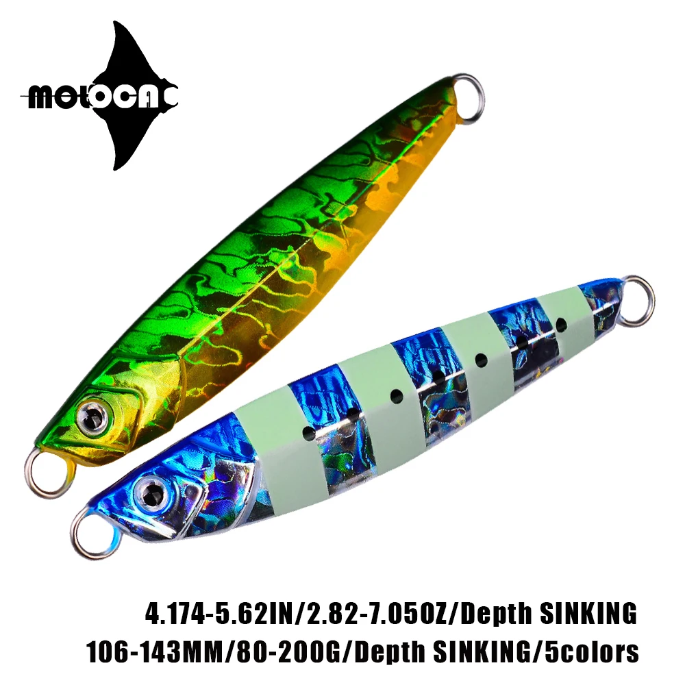 

Fishing Accessories Jig Lure 80-200g 106-143mm Sinking Bass Peche En Mer For Carpe Leurre Carnassier Isca Artificial Equipment