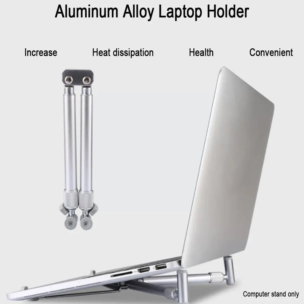 

The New Laptop Foldable Increased Heat Dissipation Aluminum Dissipation Alloy Universal Heat Bracket Portable Material Fram O9P2