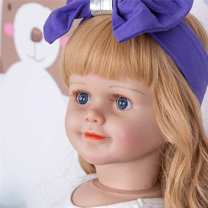 

80cm Baby Doll Vinly Body 32INCH 1 Years Old Model Playmate Soothing Kids Toys Simulation Girl Birthday Gift Photography Props