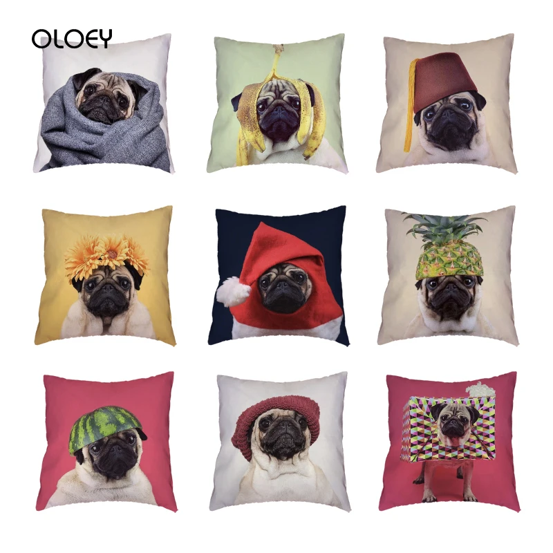 Персонализированные собаки породы персиковый бархат чехол для подушки из