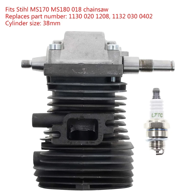 

MS180 Cylinder Piston Crankshaft for stihl MS170 MS180 018 Chainsaw Engine Motor W0YD