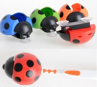 seven star ladybug toothbrush holder is cute and environmentally friendly the new style bathroom suction cup plastic