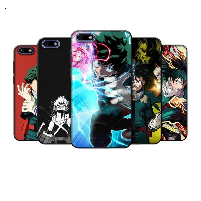 

Hot Anime My Hero Academia deku bakugou Phone Case For Xiaomi Mi6 Mi8 Mi9 Mi10 F1 X Se Lite Pro Note Mix 2 3 10 Cover