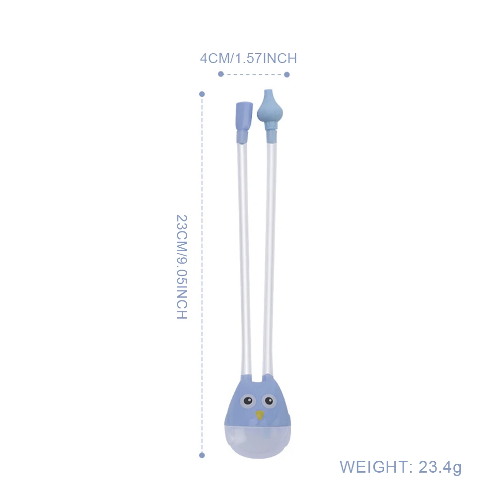 

Baby Nasal Aspirator Soft Silicone Snot Sucker Newborn Baby Nose Cleaner Booger Sucker for Infants Toddlers Baby Booger Cleaner