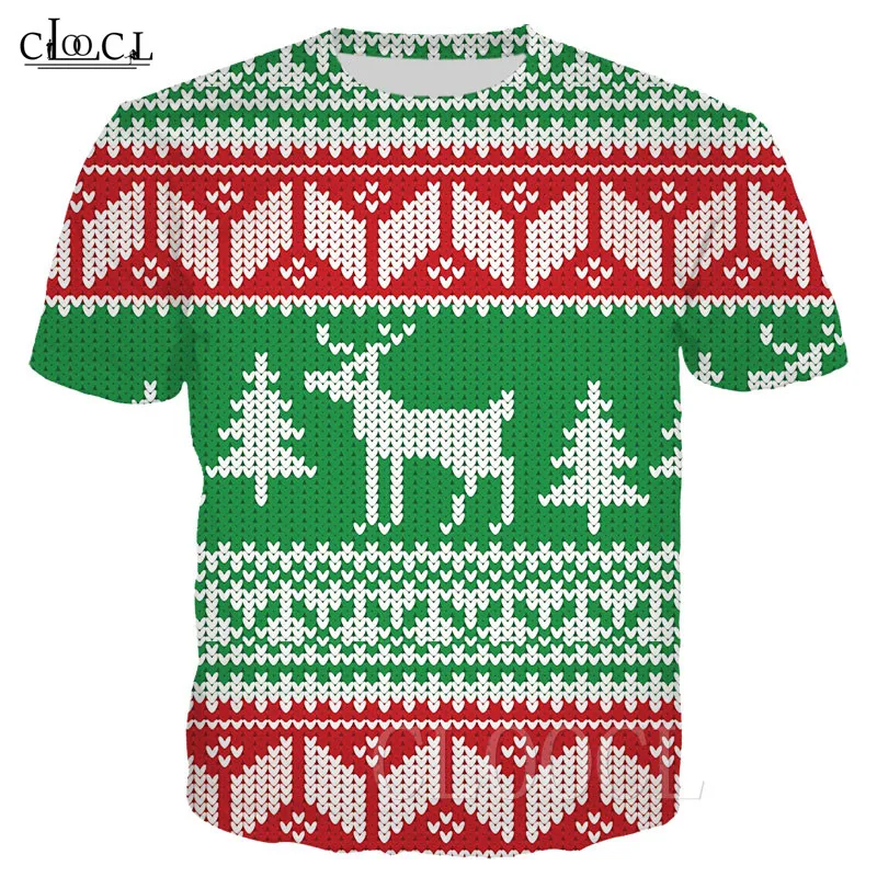 Зеленая Ретро футболка с рисунком оленя женская и мужская популярная в стиле