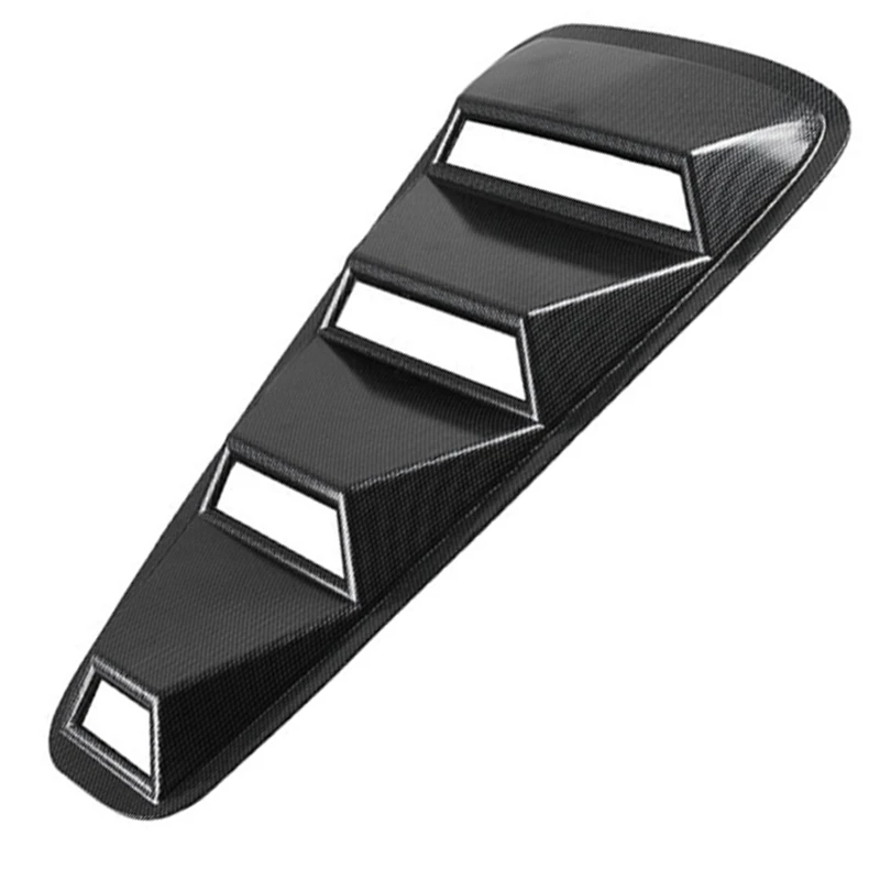 Для Ford Mustang 1/4 четверть карбоновый Стиль боковое окно жалюзи совок крышка