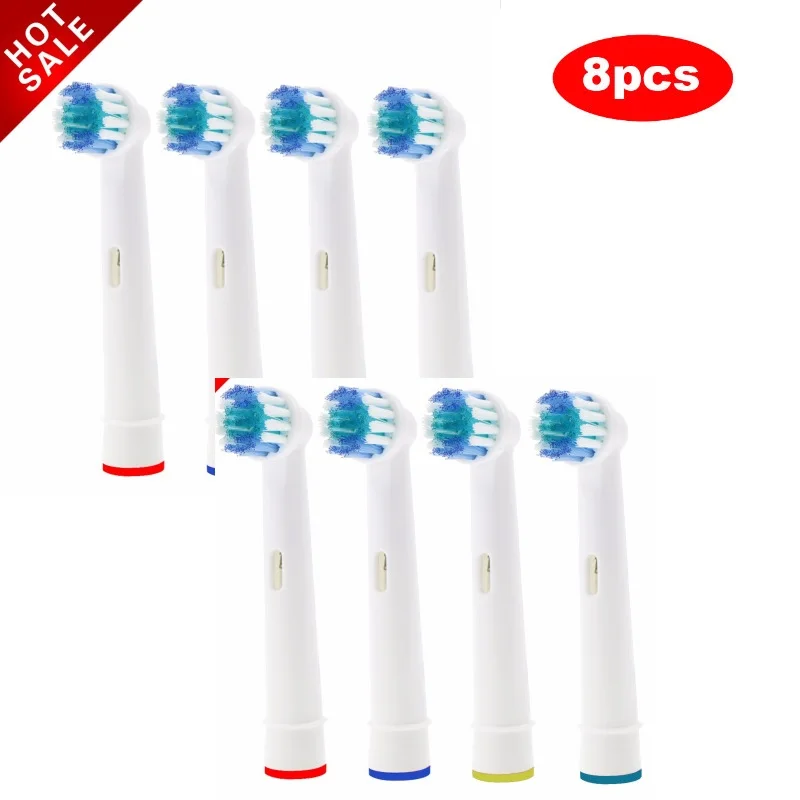 

8x Replacement Brush Heads For Oral-B Electric Toothbrush Fit Advance Power/Pro Health/Triumph/3D Excel/Vitality Precision Clean