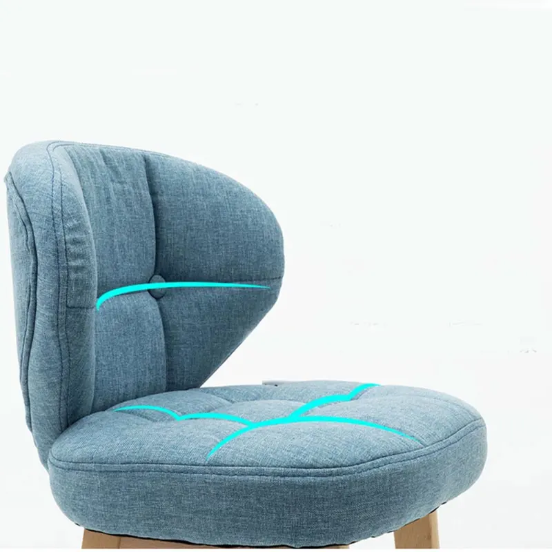 Скандинавский барный стул домашний стол современный простой креативный спинка