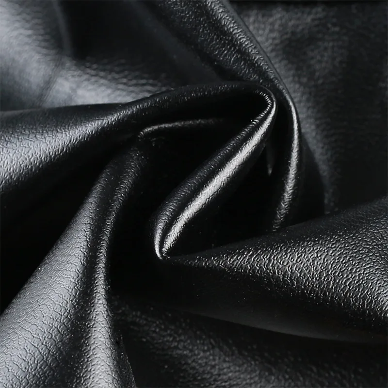 Women's PU Leather Slim Motorcycle Outerwear Tops School Bag Buckle Sling Vest | Женская одежда