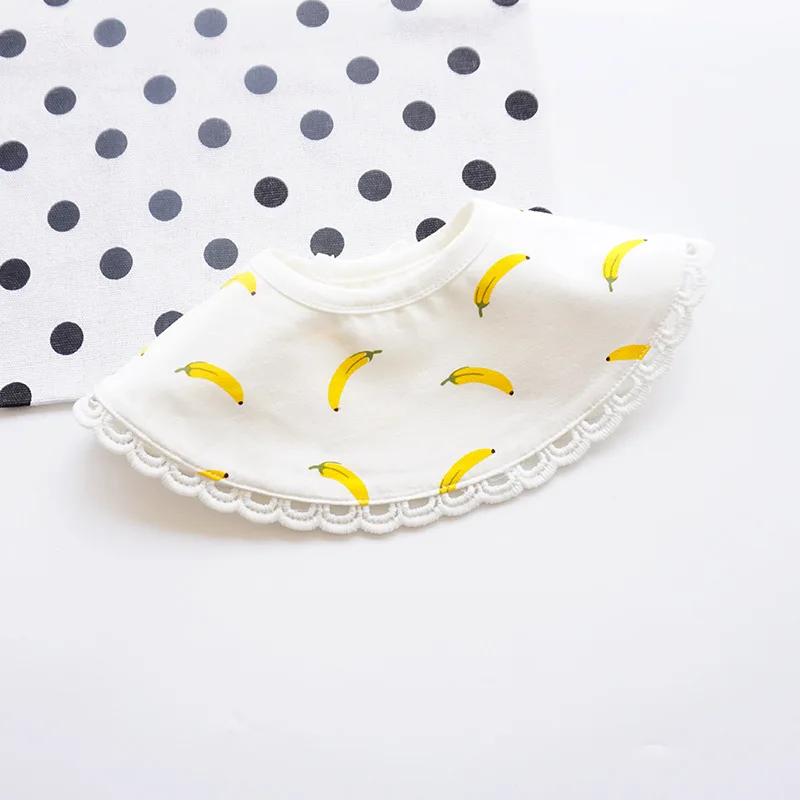 INS Стиль 360 градусов 3 слоя цветочный принт хлопковые детские нагрудники с